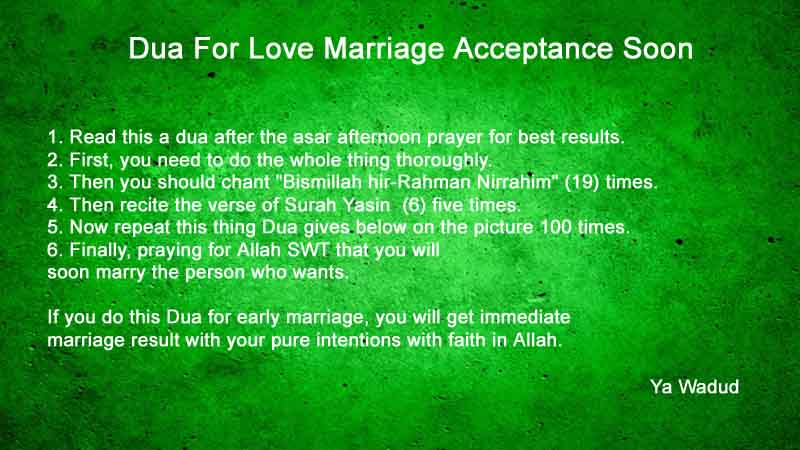 6 Powerful Method About Dua For Love Marriage Acceptance Soon