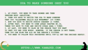 6 Best Dua To Make Someone Obey You
