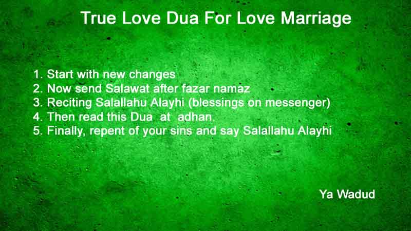 5 Powerful True Love Dua For Love Marriage