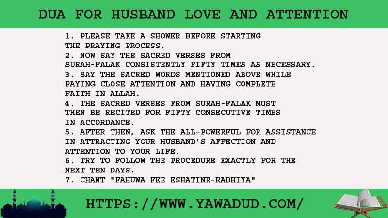 7 Best Dua For Husband Love And Attention