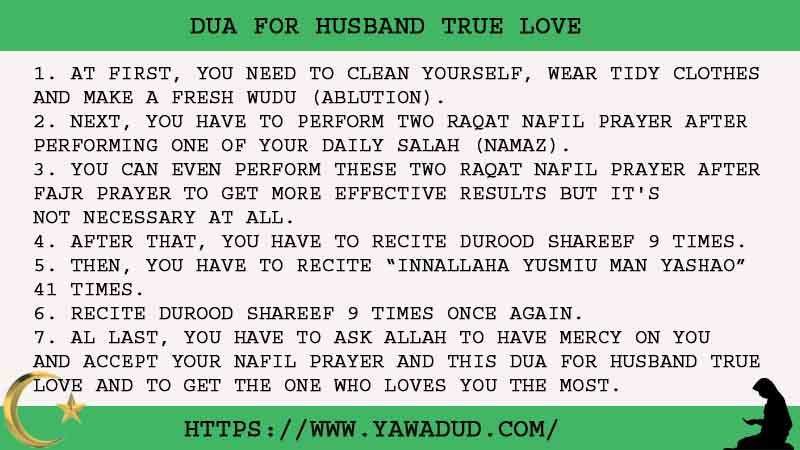7 Amazing Dua For Husband True Love