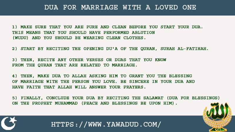 5 Quick Dua For Marriage With A Loved One
