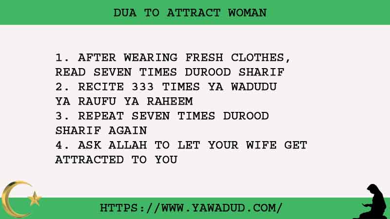 4 Tested Dua To Attract Woman