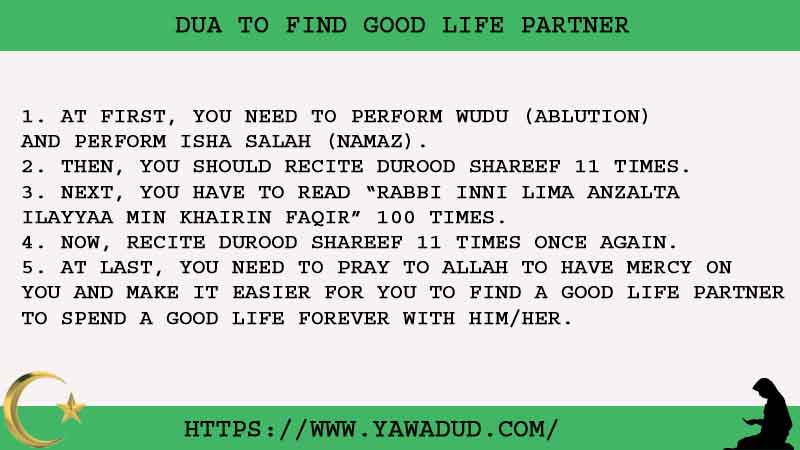 5 Quick Dua To Find Good Life Partner