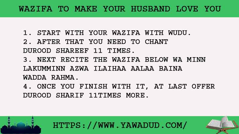 4 Powerful Wazifa To Make Your Husband Love You