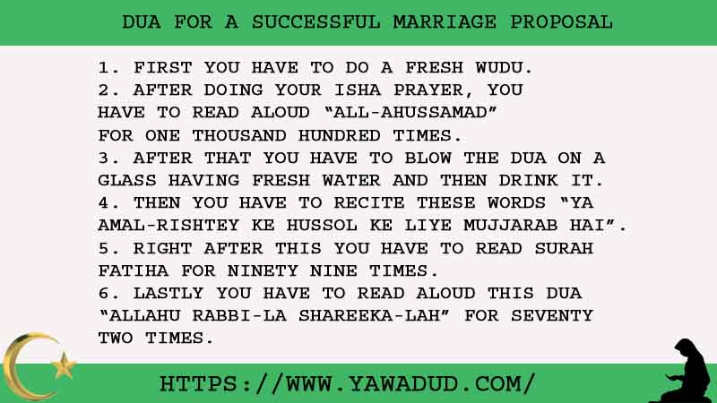 6 Important Dua For A Successful Marriage Proposal 