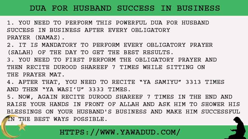 5 Strong Dua For Husband Success In Business
