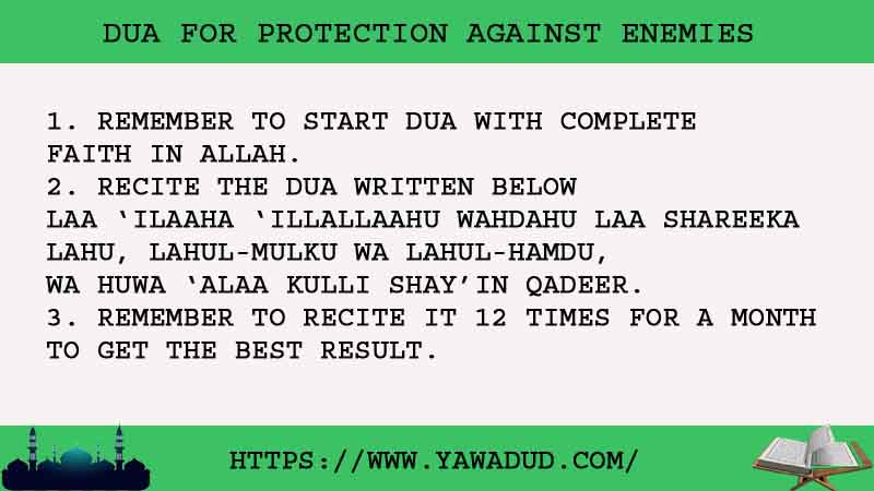 3 Magical Dua For Protection Against Enemies