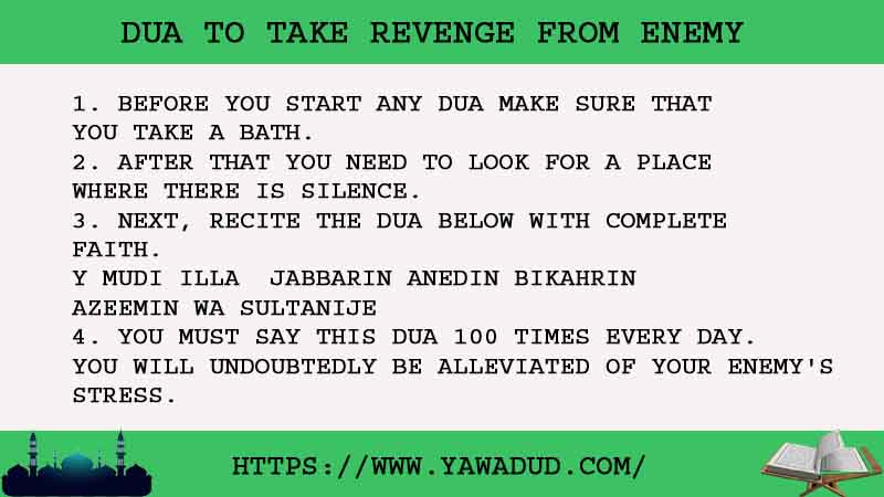 4 Strong Dua To Take Revenge From Enemy