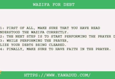 4 Powerful Wazifa For Debt