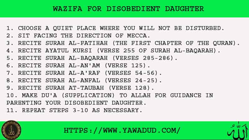 11 Best Wazifa For Disobedient Daughter