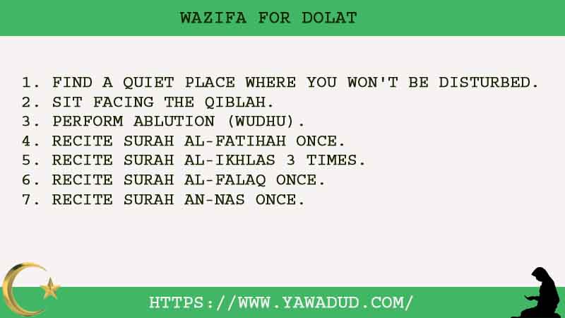 7 Magical Wazifa For Dolat - How To Use It For Wealth And Prosperity