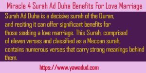 Surah Ad Duha Benefits For Love Marriage No 1 Proven Solutions