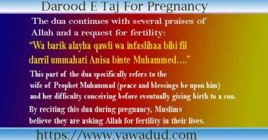 Darood E Taj For Pregnancy