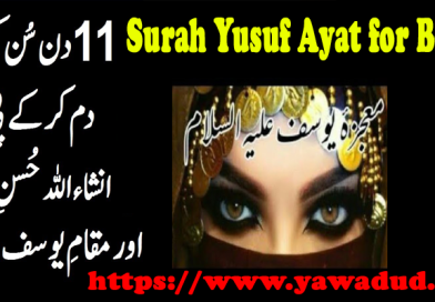 Surah Yusuf Ayat for Beauty